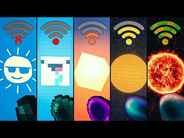 sun with different Wi-Fi in Minecraft