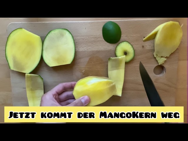 Mango richtig schneiden | mit Tipps ~ schnell & einfach | Mango kesmenin ne kadar kolay | #yummy
