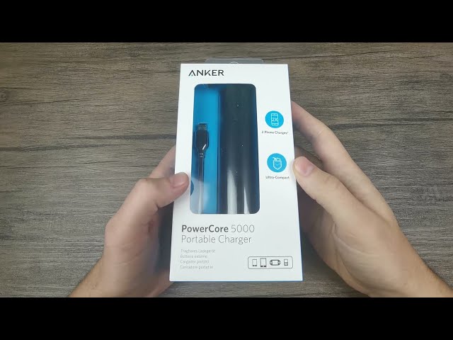 Anker PowerCore 5000 Unboxing