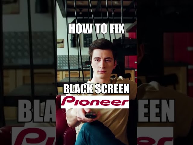 Black Screen on a Pioneer TV? Do this! 📺 #Shorts