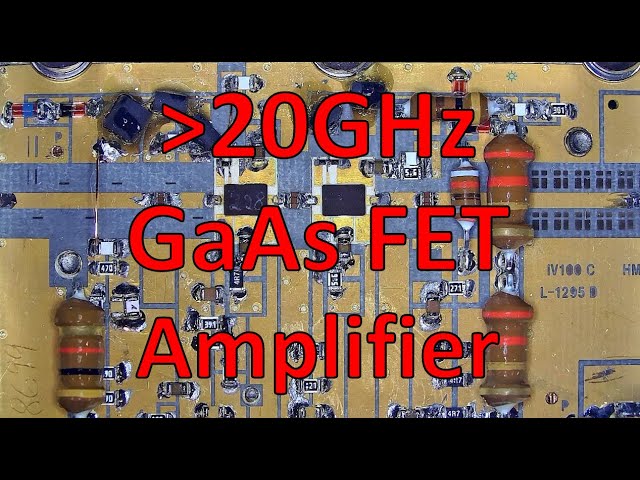 TNP #47 - SHF 100CP 20GHz Broadband GaAs FET Amplifier Teardown & Experiments