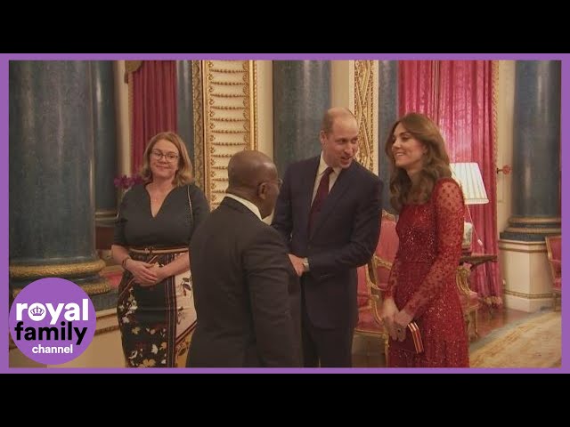 The Duke and Duchess of Cambridge Welcome African Leaders at Glittering Buckingham Palace Reception