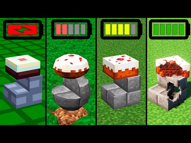 minecraft physic with different battery