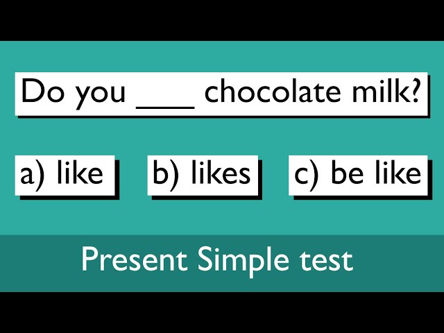 Present Simple test | Grammar quiz