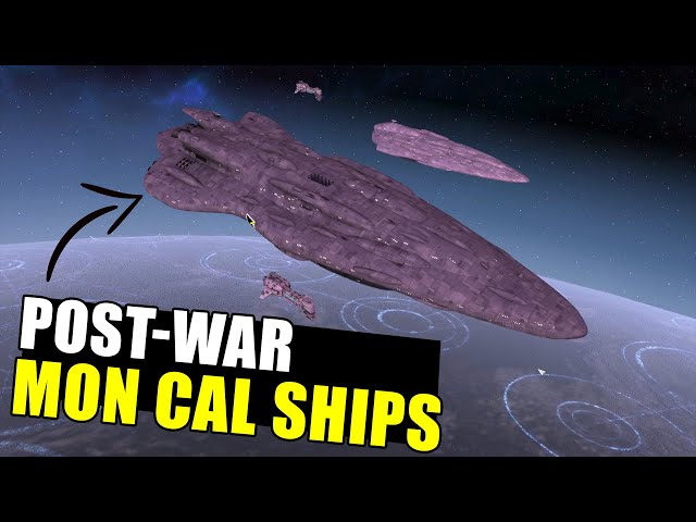 The MASSIVE Mon Calamari Cruisers made after Endor