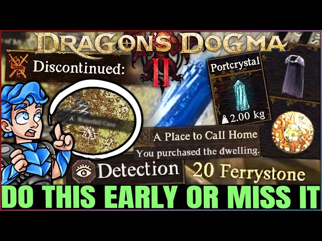 Dragon's Dogma 2 - 16 MISSABLE Things You Need to Do Early - OP Items, House, Portcrystals & More!