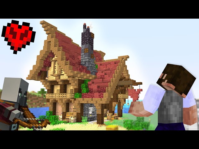 I built a Village Blacksmith in Hardcore Minecraft! Episode 5 | Minecraft 1.19 Lets Play