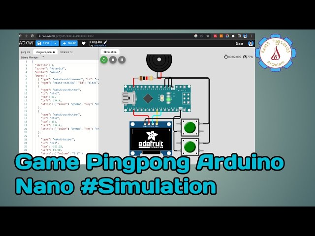 Membuat Fame Pingpong Arduino Nano #Simulation