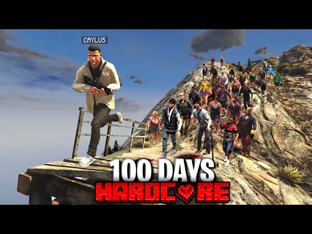 I Survived 100 DAYS In a ZOMBIE APOCALYPSE In GTA 5..