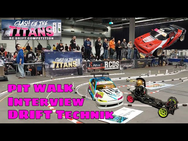 Faszination RC Drift Racing - Technik Menschen beim Clash of the Titans 2024 - Modell Leben