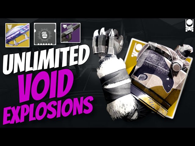 UNLIMITED EXPLOSIONS *GOD TIER* - Constant Abilities & Instant Supers - Void Titan Build - Destiny 2