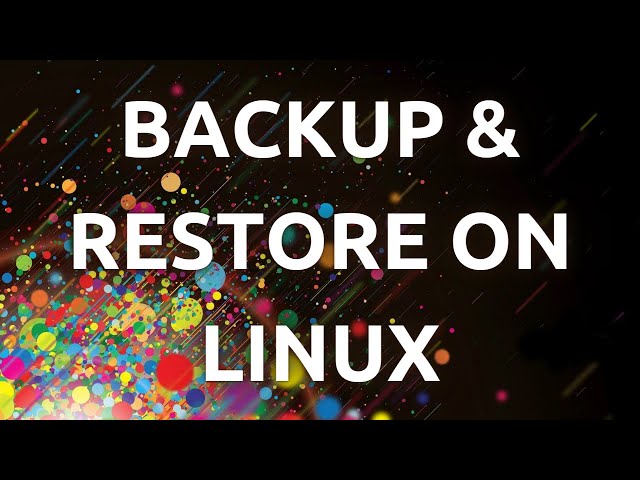 "Backup and Restore Your Installation with Confidence - Step-by-Step Tutorial"