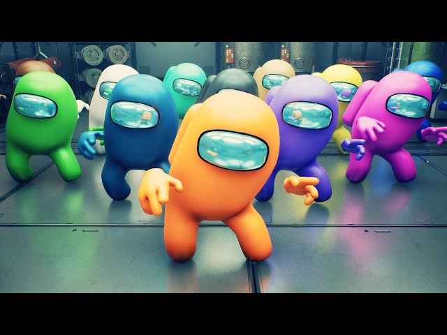 Among Us Animation - Flash Mob - Killer Bean Dance - RTX Ultra