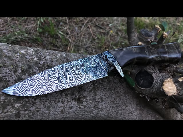 Knifemaking: Hand Forging Damascus Knife