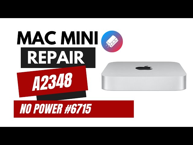 A2348 M1 Mac Mini that doesn't turn on. Let's see what we can do!