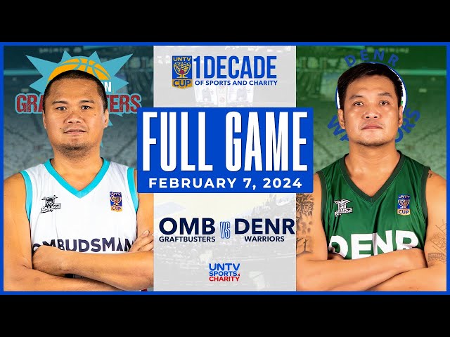 Ombudsman Graftbusters vs DENR Warriors FULL GAME – February 07, 2024 | UNTV Cup Season 10