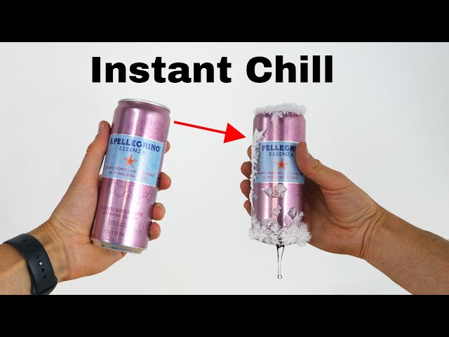 The Fastest Way To Make a Drink Cold
