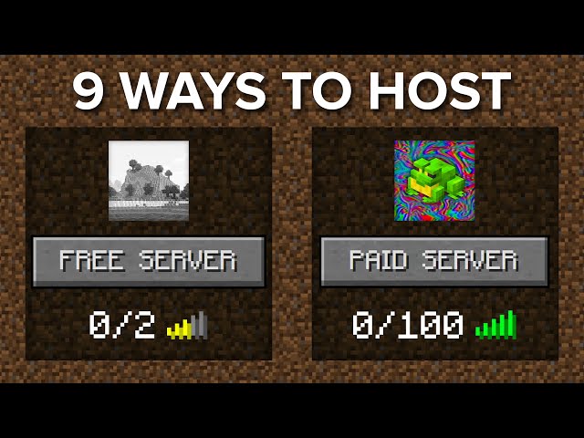 9 Ways How To Host a Minecraft Server