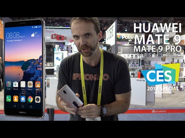 Huawei Mate 9 / 9 Pro — CES 2017 [4K]