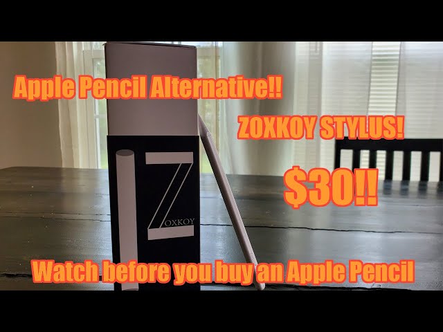 Cheap Apple Pencil Alternative! $30 on Amazon! ZOXKOY Stylus. Watch before you Buy an Apple Pencil!