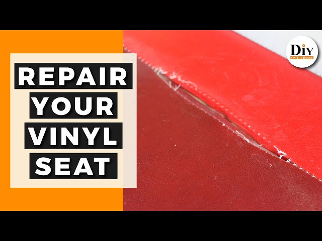 How to Repair Vinyl Upholstery - Boat Seat Repair