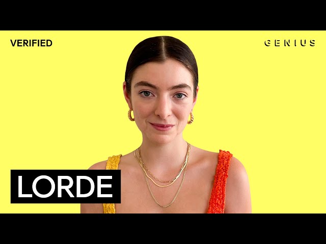 Lorde “Mood Ring” Official Lyrics & Meaning | Verified
