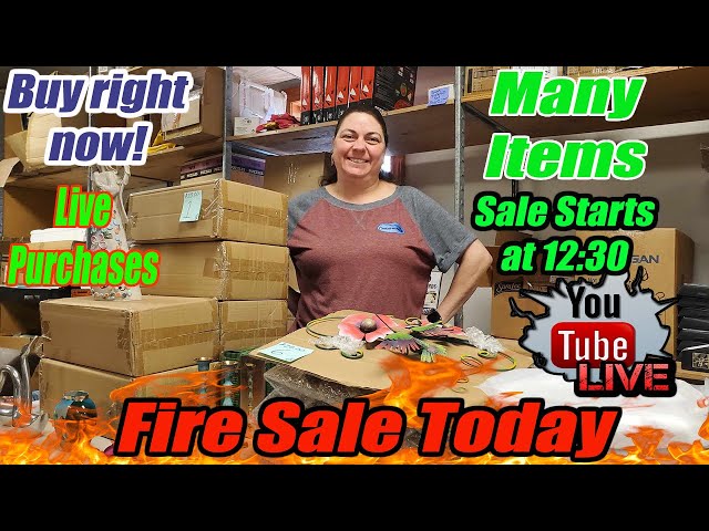 Live Fire Sale With over 100 items Check out what we Got! We have a really good Deals!