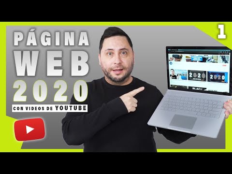 Como Crear una Página Web Profesional con Galería de Videos YouTube 2020