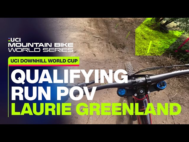 Laurie Greenland Qualifying Run - Loudenvielle | UCI Mountain Bike World Series