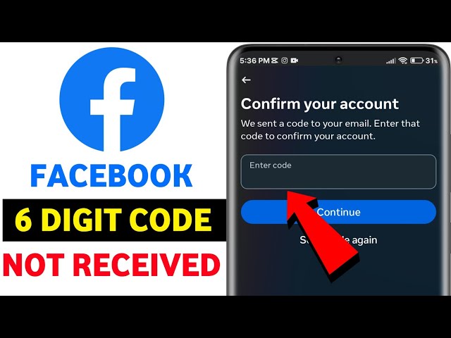 Facebook code not received || Facebook 6 digit code not received || Facebook login problem