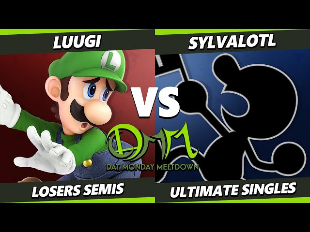 DAT MM 313 LOSERS SEMIS - Luugi (Luigi) Vs. Sylvalotl (Game & Watch) Smash Ultimate - SSBU