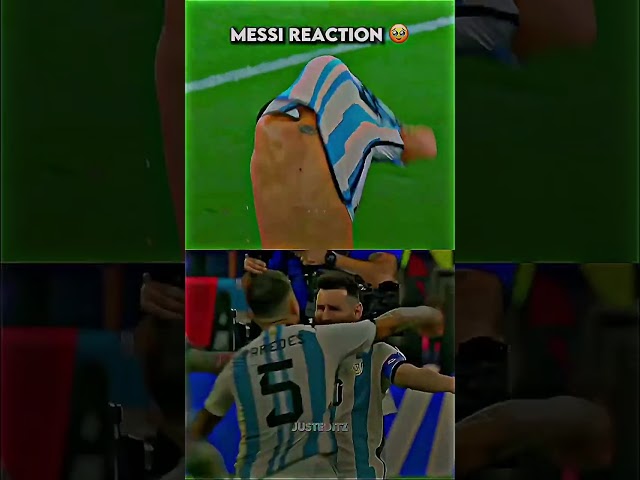 Messi Reaction On Winning The World Cup 🤩😁🔥 #shorts #fyp #trending #viral