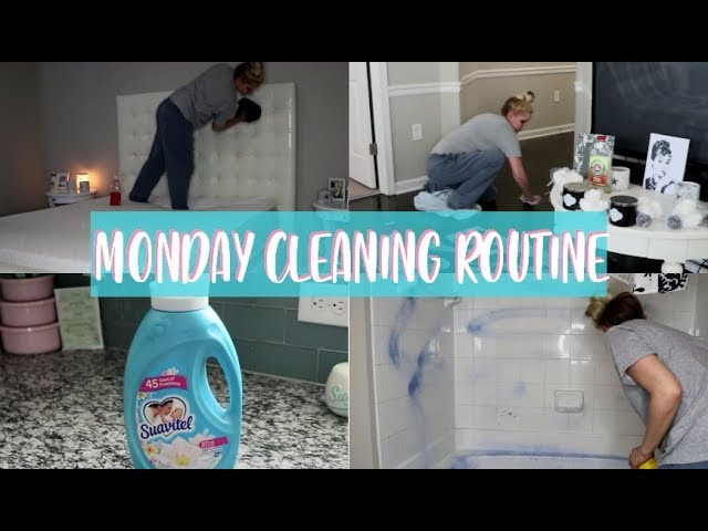 GYPSY CLEANING MONDAY CLEANING ROUTINE + SOMETHING BAD HAPPENED 😭