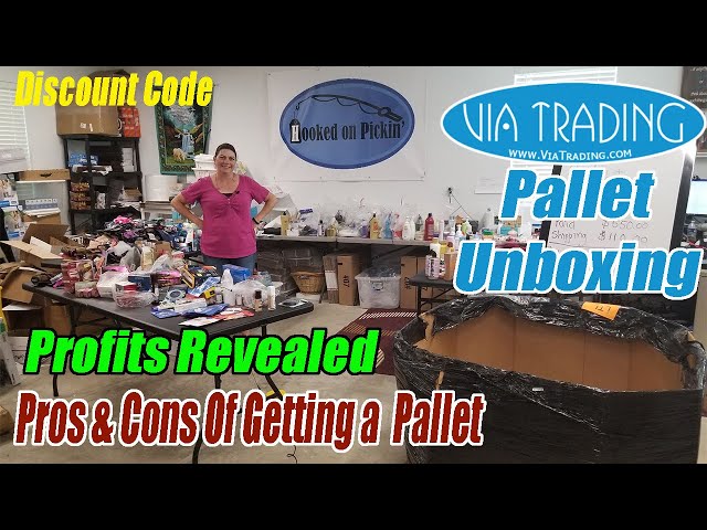 Via Trading Pallet Unboxing - Profits Revealed - Pros & Cons of buying a Pallet - Online Reselling