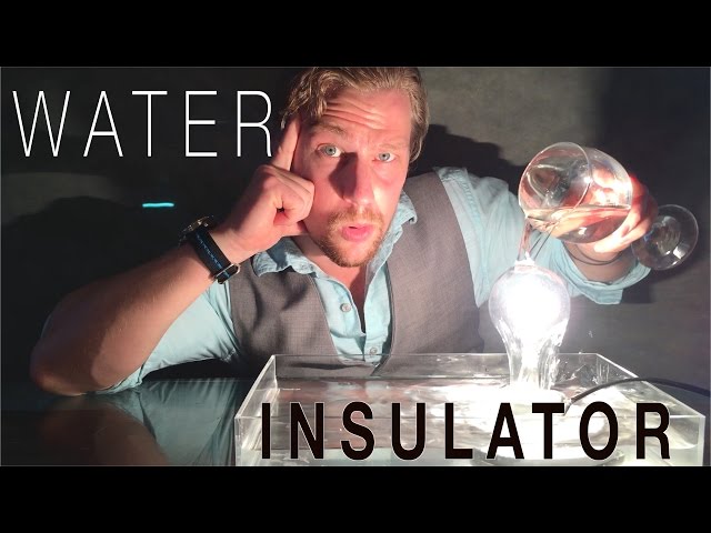 Using Water As An Electrical Insulator?!