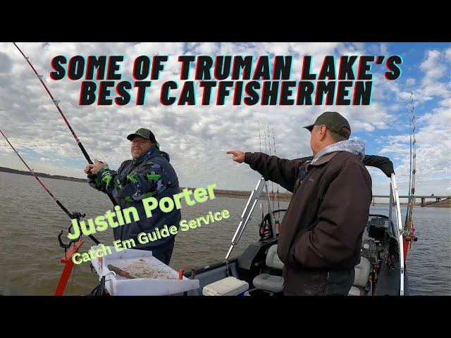 Some Of Truman Lake's Best Catfishermen - Justin Porter of Catch Em Guide Service