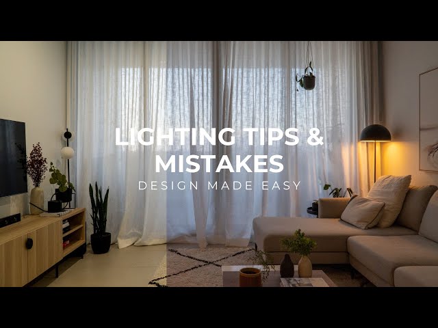 How To Light A Space | Mistakes, Rules + Lighting In Interior Design