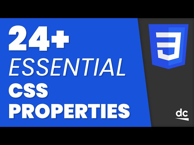 24+ ESSENTIAL CSS Properties Every Web Developer Should Know