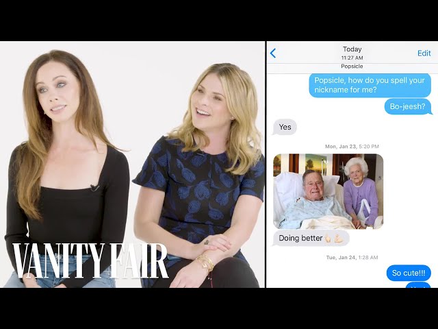 The Bush Twins Show Us Texts from George W. Bush & Family |  Vanity Fair