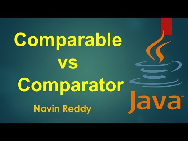 Interview Question | Comparable vs Comparator in Java