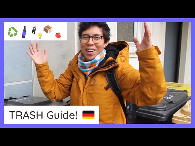 Recycling in Germany - How to dispose of YOUR TRASH correctly! ♻️🦴🗑