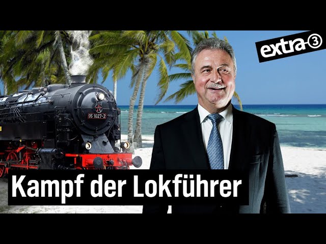 GDL und Weselsky: Der letzte Arbeiterführer | extra 3 | NDR