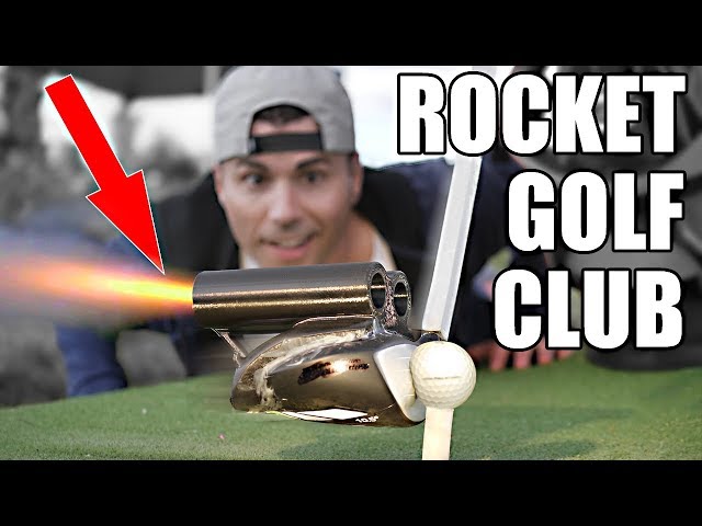 Rocket Powered Golf Club at 100,000 FPS