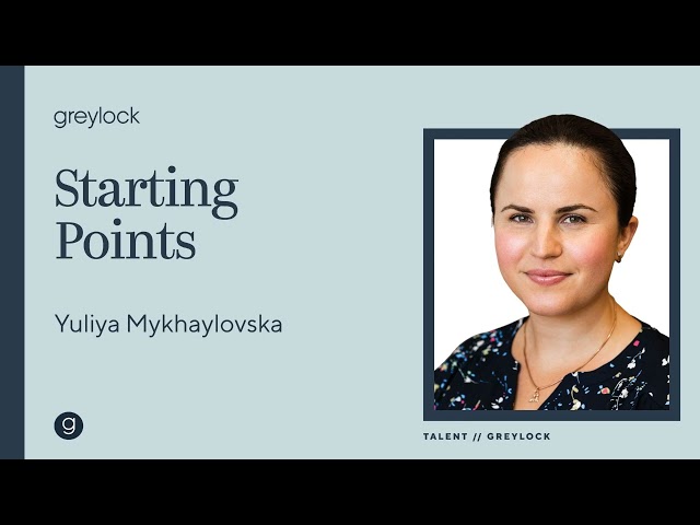 Yuliya Mykhaylovska | Starting Points: How to Evaluate and Hire Early Career Candidates
