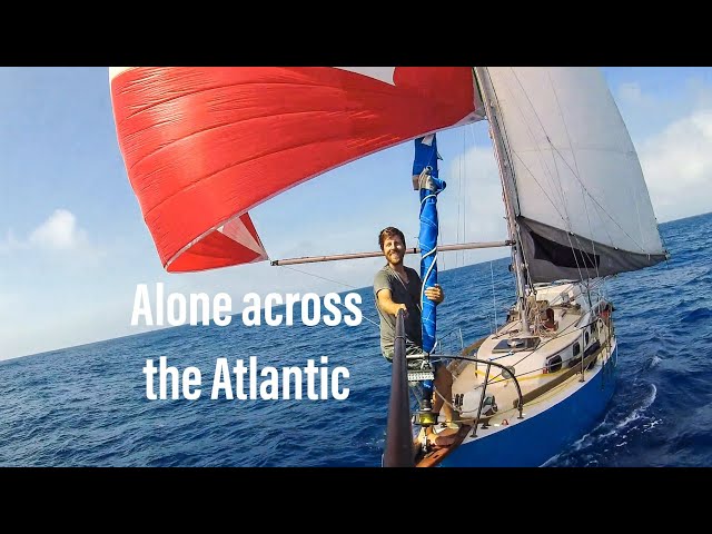 23 days alone across the Atlantic in a small boat