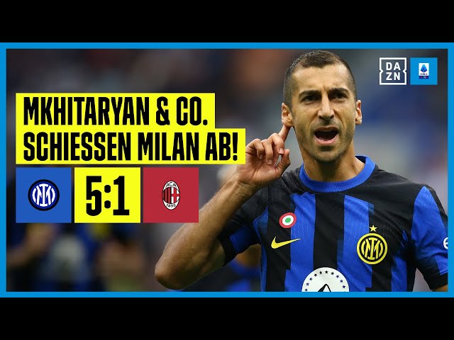 Inter zerstört Milan im Derby della Madonnina! Inter Mailand - AC Milan 5:1 | Serie A | DAZN