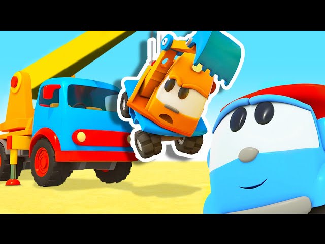 Leo the Truck cartoons for kids & toy vehicles. Full episodes of cartoons for babies. Cars & trucks.
