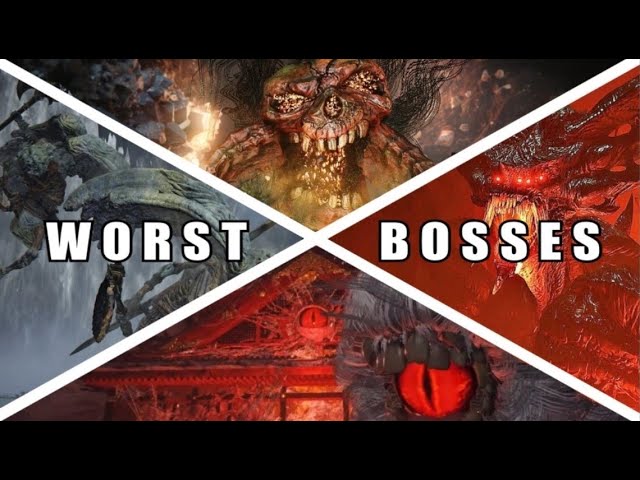 Top 10 Worst Boss Fights (Mostly Souls-likes)