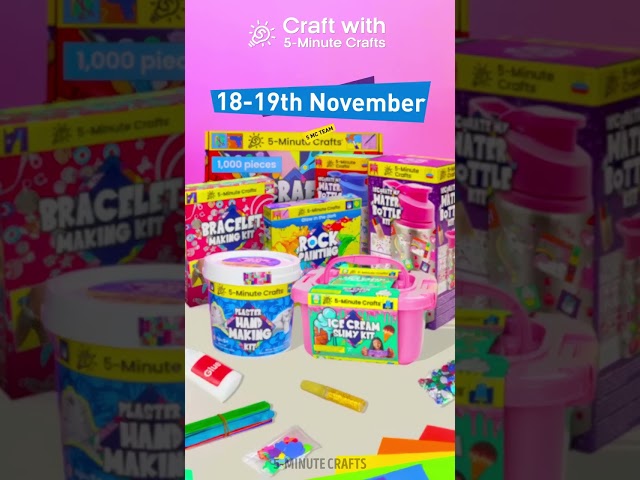 ✂️ 5-Minute Crafts Event! 🌟 🛒 Neptune City Walmart 🗓️ 18-19 Nov #5MinuteCraftsWalmart #5mckits