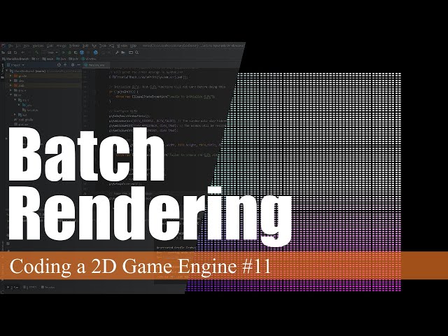 Batch Rendering in LWJGL3 | Coding a 2D Game Engine in Java #11